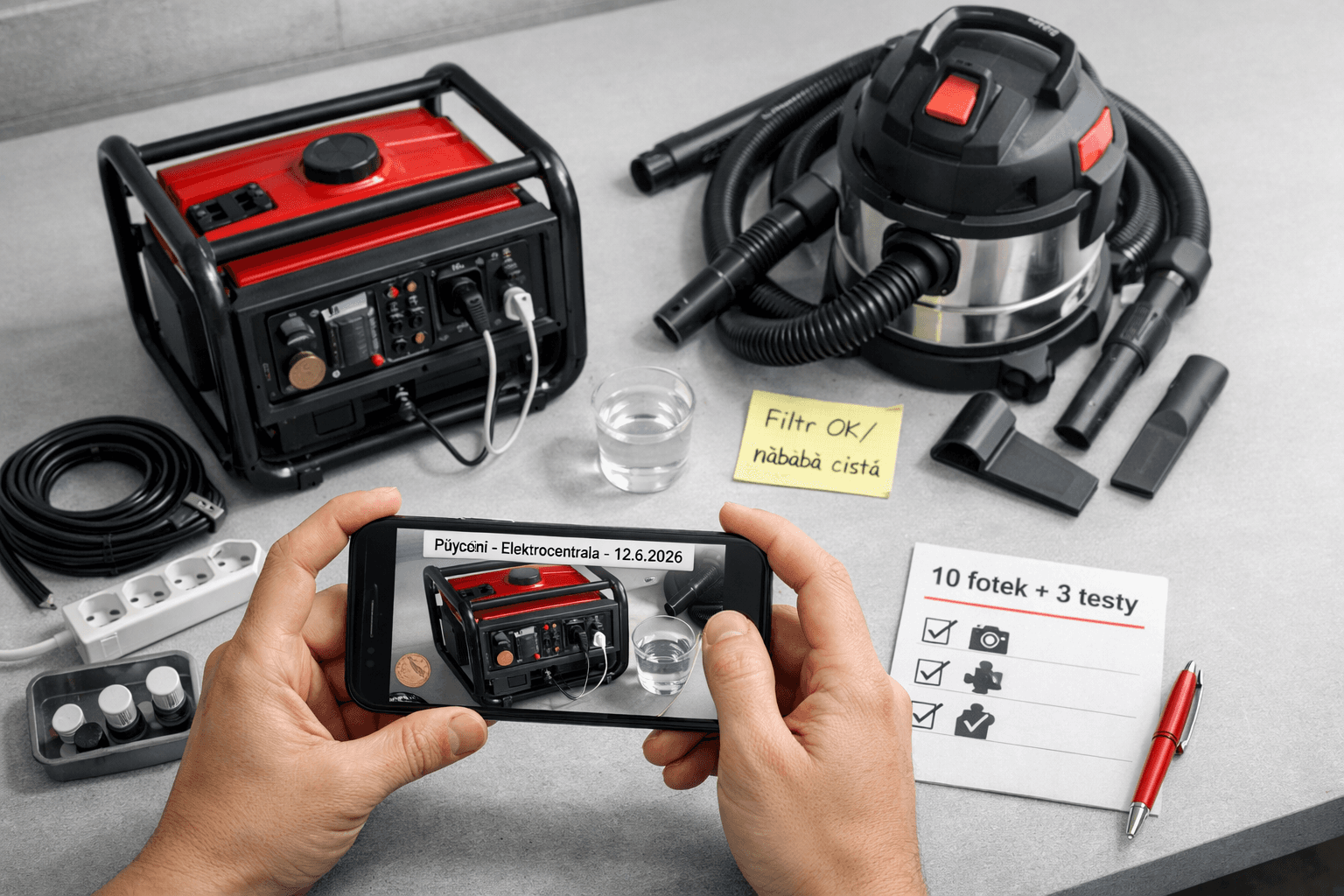 Image for article: Fotoprotokol půjčené techniky: 10 fotek + 3 testy za 15 minut