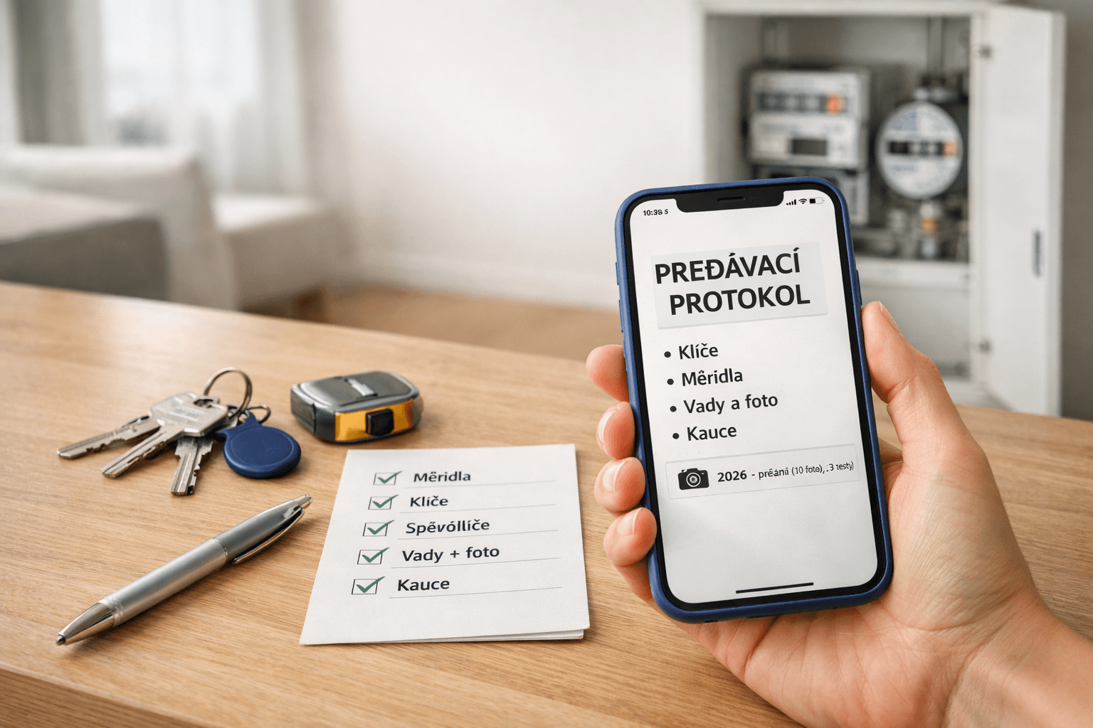 Image for article: Předávací protokol bytu v Praze: checklist + fotky a testy